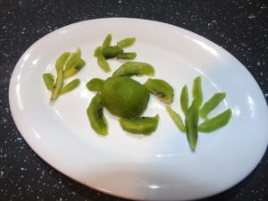 formas de presentar la fruta para niños